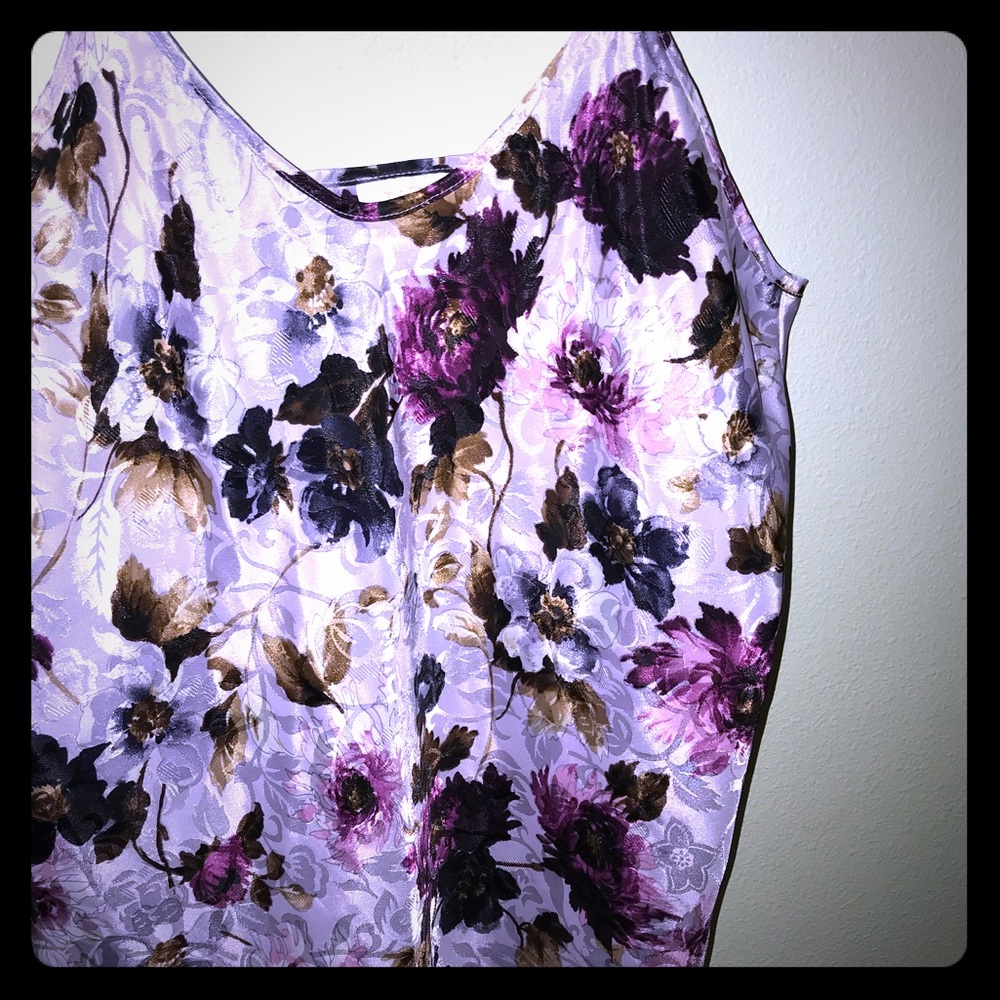Floral-Silky Dress